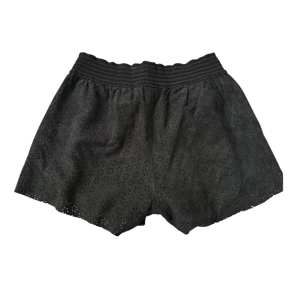Winter Kate Shorts Women's XS 100% Goat Leather Black Kanya Laser Cut Festival - Picture 2 of 7